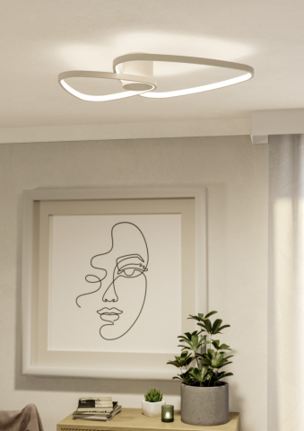 CANDELABRE MODERNE & PENDULE - PLAFONIERA  LEPORANO LED 34W IP20