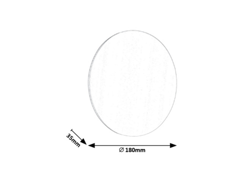 PLAFONIERA MARLON LED 1X8W LC ALBA [2]