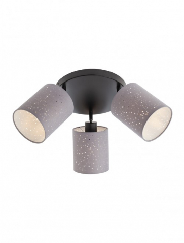 ■ ILUMINAT DE INTERIOR - PLAFONIERA NIGRA 3X25W E27