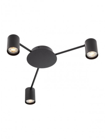 ■ ILUMINAT DE INTERIOR - PLAFONIERA NOA 3XGU10 BK