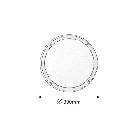 PLAFONIERA  ALVORADA ALB E27 2 20W 30X30X9.1CM [2]