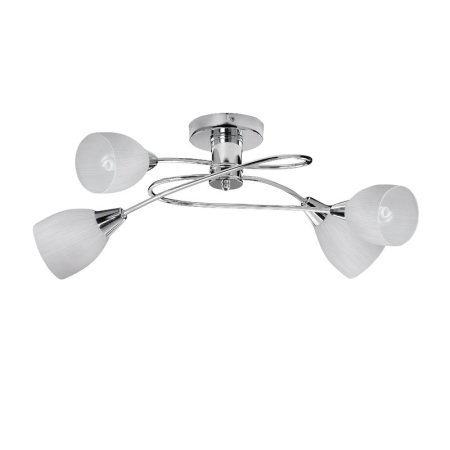 ■ CORPURI DE ILUMINAT - PLAFONIERA  AMY 2598 CROM E14 4X60W D595MM