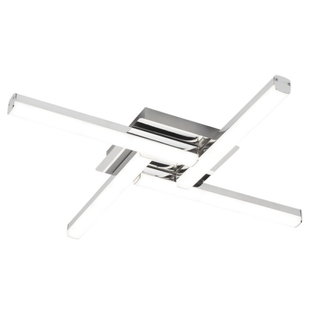 PLAFONIERA RABALUX ANTONIA 5896 CROM ALB LED 24W 61X61X7CM [1]