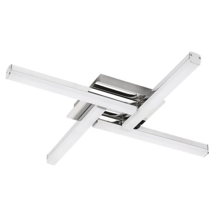 PLAFONIERE CU LED - PLAFONIERA RABALUX ANTONIA 5896 CROM ALB LED 24W 61X61X7CM