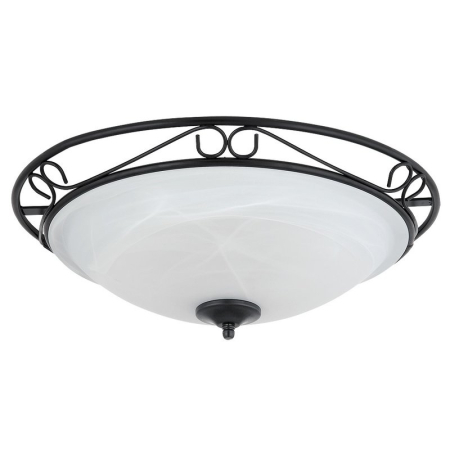 ■ ILUMINAT DE INTERIOR - PLAFONIERA RABALUX ATHEN  3723 E27 3X60W NEGRU IP20 D300