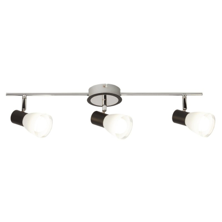 ■ CORPURI DE ILUMINAT - PLAFONIERA  ATI 5978 NEGRU ALB E14 3X40W 56X16.5X11CM