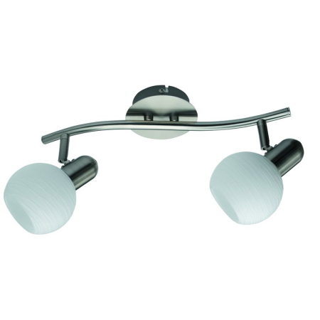 ■ CORPURI DE ILUMINAT - PLAFONIERA  AUREL 6342 ALB E14 2X40W 340X200MM