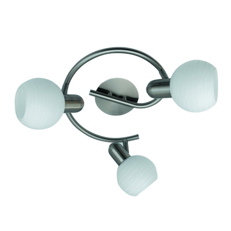 ■ CORPURI DE ILUMINAT - PLAFONIERA  AUREL 6343 ALB E14 3X40W D250MM