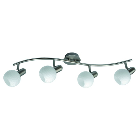 ■ CORPURI DE ILUMINAT - PLAFONIERA AUREL 6344 ALB E14 4X40W 700X250MM