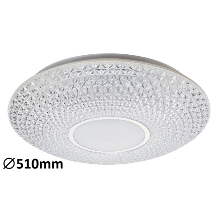 ■ ILUMINAT DE INTERIOR - Plafoniera  Coralia 1519 transparent  LED 72W 5728lm IP20 A