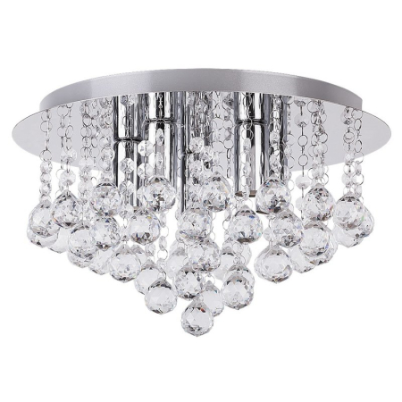PLAFONIERE CRISTAL - PLAFONIERA  CORINNA 2616 CROM E14 5X40W D350MM