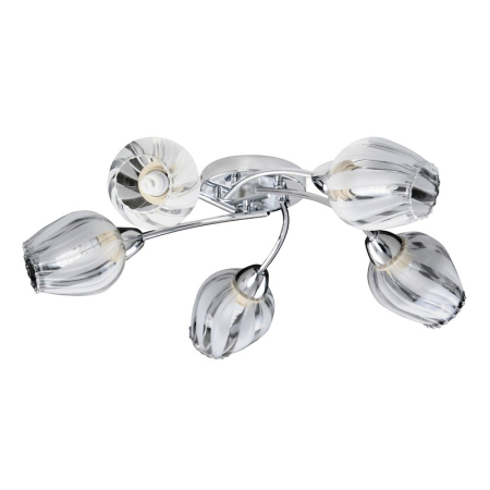 ■ CORPURI DE ILUMINAT - PLAFONIERA  DANILA 2970 CROM E27 5X60W D680MM