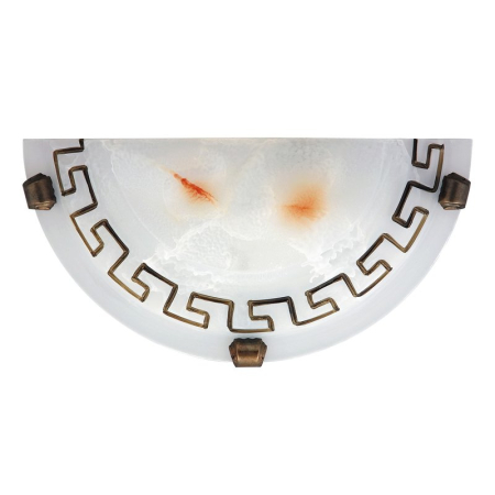■ ILUMINAT DE INTERIOR - Plafoniera R. Etrusco  UFO alabastru  E27 1X60W IP20