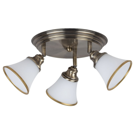 ■ CORPURI DE ILUMINAT - PLAFONIERA RABALUX GRANDO 6548 BRONZ E14 R50 3X40W D400MM