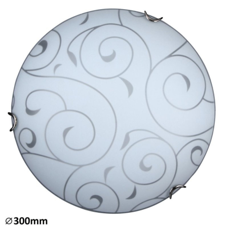 ■ ILUMINAT DE INTERIOR - Plafoniera Rabalux Harmony Lux 3852 UFO crom  E27 1X60W IP20