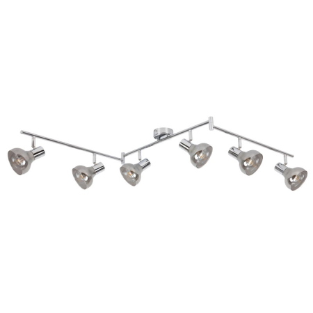 ■ CORPURI DE ILUMINAT - PLAFONIERA  HOLLY 5562 CROM FUMURIE E14 6X40W