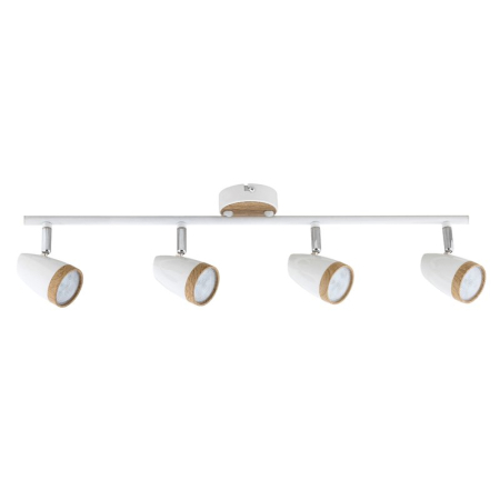 ■ CORPURI DE ILUMINAT - PLAFONIERA  KAREN 5567 ALB LEMN LED 16W