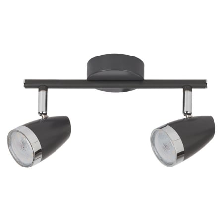 ■ CORPURI DE ILUMINAT - PLAFONIERA RABALUX KAREN 6513 CU SPOTURI ANTRACIT CROM LED 8W 260X120MM