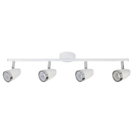 ■ CORPURI DE ILUMINAT - PLAFONIERA RABALUX KAREN 6669 CU SPOTURI ALB CROM LED 16W 610X120MM