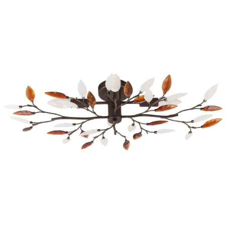 PLAFONIERE VINTAGE - PLAFONIERA  LILIAN 2849 MAROU ANTIC OPAL E14 4X40W 695X470MM