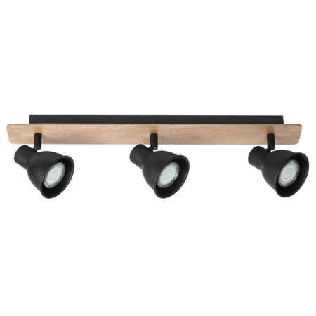 ■ CORPURI DE ILUMINAT - PLAFONIERA  MAC  NEGRU  GU10 3 35W