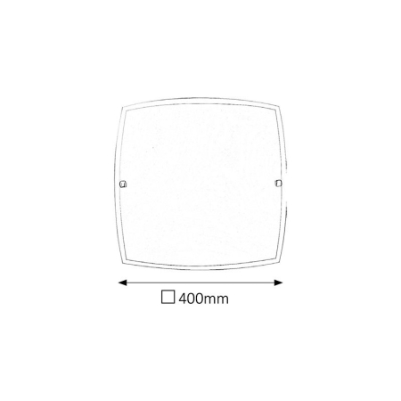 PLAFONIERA NEDDA 3689 OPAL E27 2X60W 400X400MM [1]