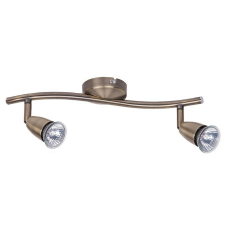 ■ CORPURI DE ILUMINAT - PLAFONIERA RABALUX NORMAN 5996 CU SPOTURI BRONZ GU10 2 50W 350X130MM
