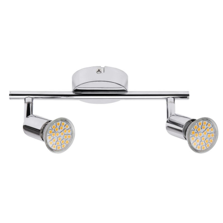 ■ CORPURI DE ILUMINAT - PLAFONIERA  NORTON LED CU SPOTURI 6987 CROM GU10 2 50W 255X150MM