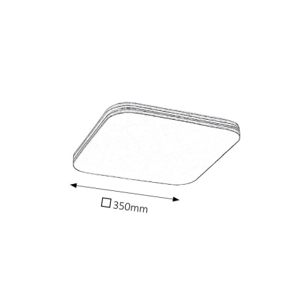 PLAFONIERA OSCAR 2764 ALB ALB LED 18W [1]