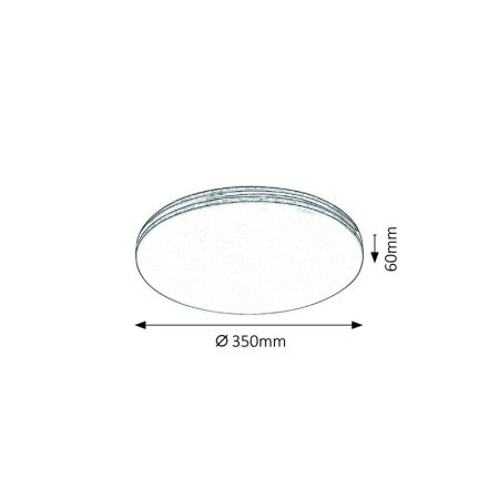 PLAFONIERA OSCAR 3347 ALB ALB LED 18W [1]