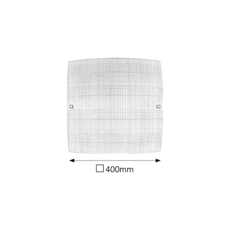 PLAFONIERA RABALUX SCOTTIE 3889  ALB E27 2X60W 400X400MM [1]