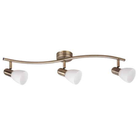 ■ CORPURI DE ILUMINAT - PLAFONIERA SOMA 6308 BRONZ ALB E14 3X40W 610MM