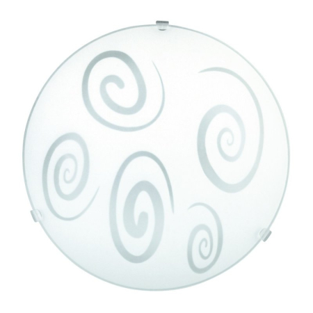 ■ ILUMINAT DE INTERIOR - Plafoniera R. Spiral 1822 UFO alb  E27 1X60W IP20