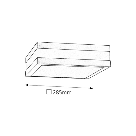 PLAFONIERA RABALUX STUTTGART 8227 E27 2X11W 285X285MM [2]