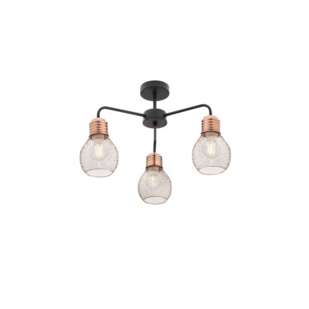 PLAFONIERE VINTAGE - PLAFONIERA  EDISON 01-1576 E27 3X42W