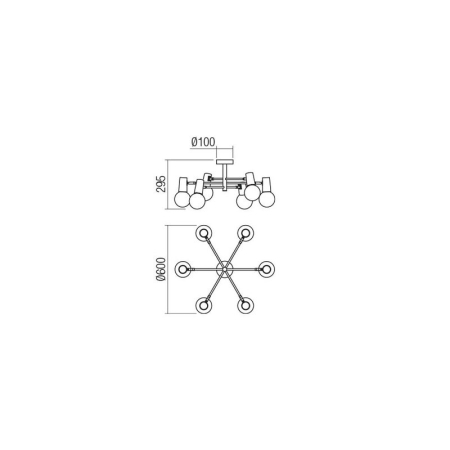 PLAFONIERA DEKRA 04-502 E27 6X42W [1]