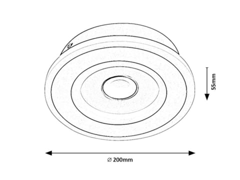 PLAFONIERA TANELI LED 1X20W ROTUNDA [4]