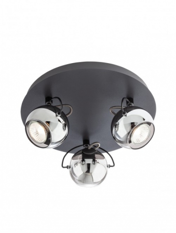 ■ ILUMINAT DE INTERIOR - PLAFONIERA WARD 3X35W GU10 ROTUND