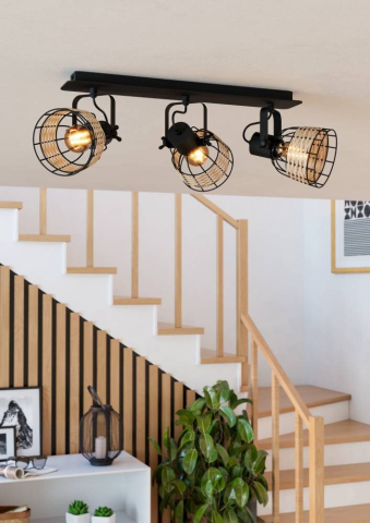 ■ ILUMINAT DE INTERIOR - PLFONIERA  ANWICK 1 3XE27 IP20