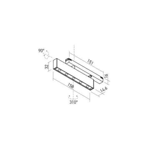 PROIECTOR XCLICK LINIAR AUR  48V DC [1]