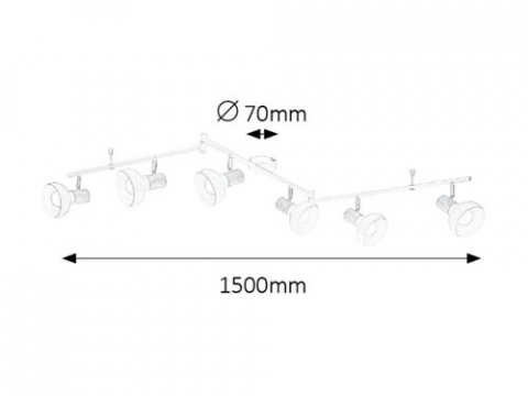 SPOT HOLLY 6X40W E14 [1]