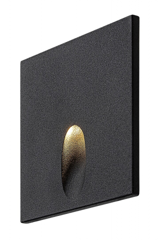 SPOTURI INCASTRATE - SPOT LED INCASTRAT NEGRU 1X3W 3000K