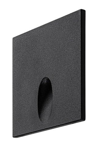 SPOT LED INCASTRAT NEGRU 1X3W 3000K [1]