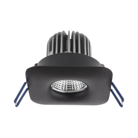 ■  ILUMINAT TEHNIC - SPOT LED INCASTRAT XCOVER PATRAT  FIX GU10 IP20 NEGRU ARELUX