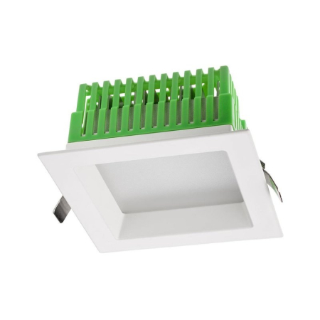 ■  ILUMINAT TEHNIC - SPOT LED INCASTRAT XEVO PATRAT 18W 3000K IP44/20 ALB MAT WW(5F) ARELUX