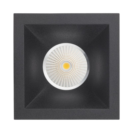 ■  ILUMINAT TEHNIC - SPOT LED INCASTRAT XKONE PATRAT  FIX GU10 IP20 NEGRU