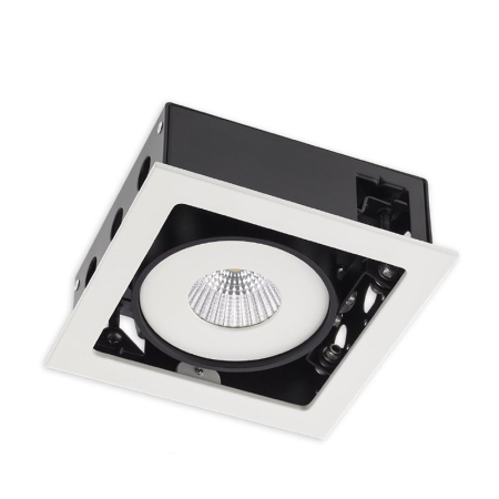 ■  ILUMINAT TEHNIC - SPOT LED XSIDE INCASTRAT 1X15W 3000K ALB MAT IP20 SD02WW50 ALB MAT ARELUX
