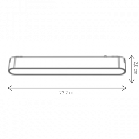 Spot liniar alb slim track light 12W ln pentru sina magnetica [1]