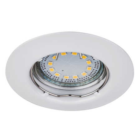 ■ CORPURI DE ILUMINAT - PLAFONIERA LITE INCASTRATE - TAVAN ALB GU10 3 50W D82MM