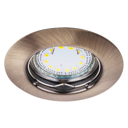 ■ CORPURI DE ILUMINAT - PLAFONIERA RABALUX LITE 1048 INCASTRATE - TAVAN BRONZ GU10 3X50W D82MM